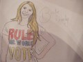 My Sketches of Gossip Girl, Blair, Chuck/ Leighton & Ed and Blake - gossip-girl fan art