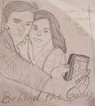 My Sketches of Gossip Girl, Blair, Chuck/ Leighton & Ed and Blake - gossip-girl fan art