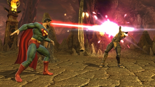 supermen vs scopion