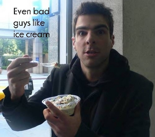 Bad guys liking ice cream