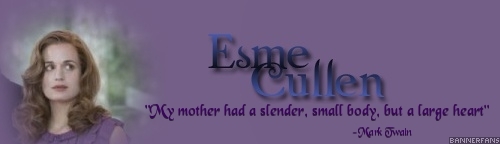  Esme cullen Banner (mark twain quote)