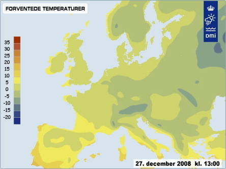  युरोप weather dec 27th