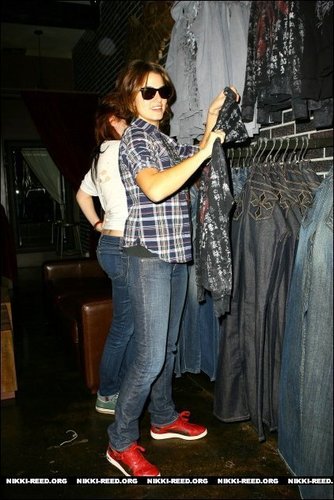  Kristen and Nikki in Affliction Store