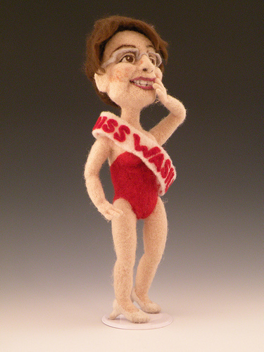 Sarah Palin Miss Wasilla Art Doll