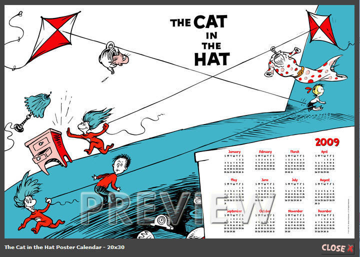 The Cat In The Hat Calendar 2009 Cat in the Hat (Movie) Photo