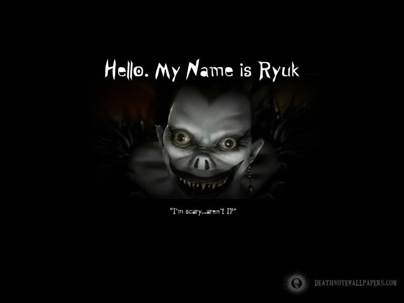 hello my name is ryuk..... - Ryuk Wallpaper (3323707) - Fanpop