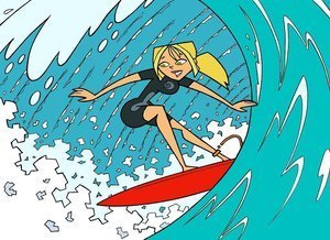  surfing bridgette