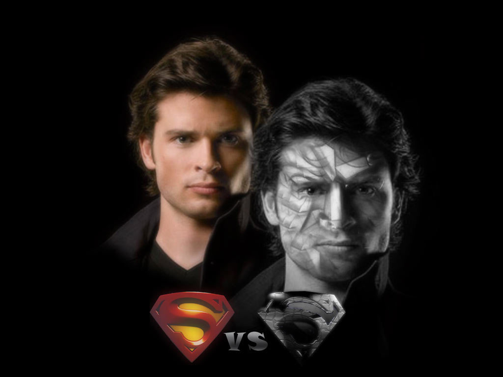 Smallville Wallpaper: Clark and Bizarro.
