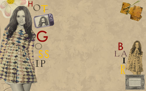  Gossip Girl wallpaper (Blair and Chuck + Blair)