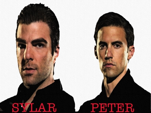  Sylar & Peter پیپر وال