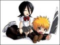 Ichigo And Rukia - bleach-anime fan art