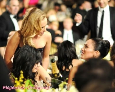 Megan & Hayden @ 2009 Golden Globes - Inside
