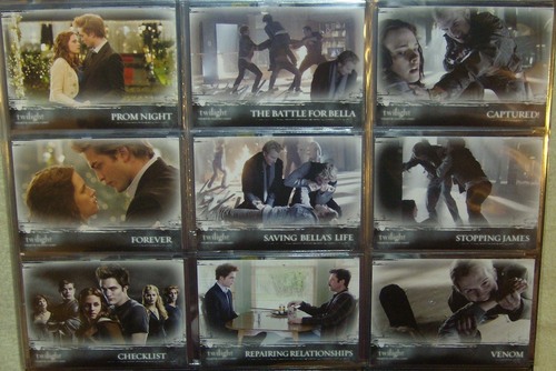  Twilight Trading Card Sheets