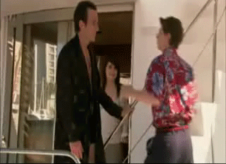  George Michael Punches GOB Animated .gif