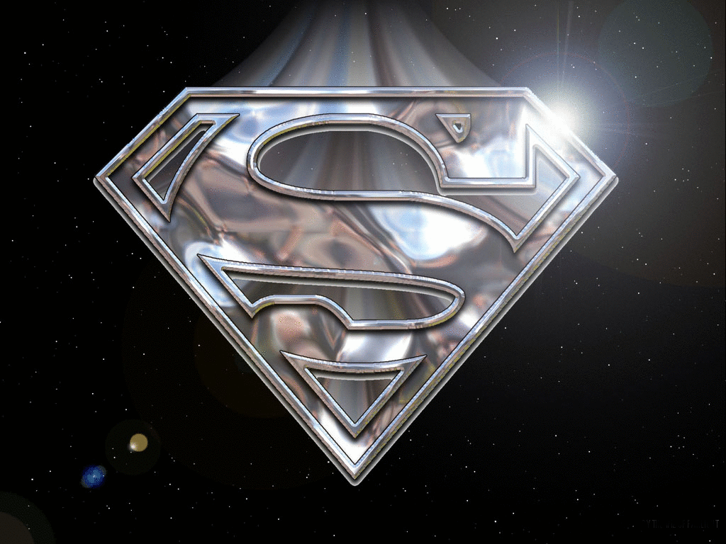 Chrome Symbol - Superman 1024x768 800x600