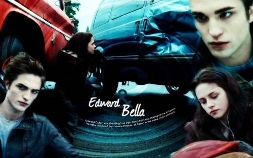  Edward & Bella wolpeyper