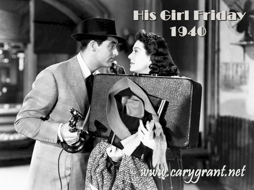  Cary Grant in His Girl Friday