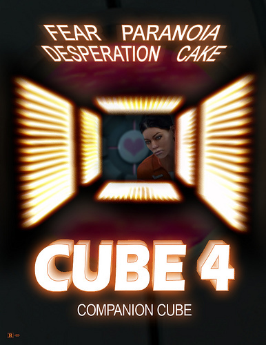 companion cube wallpaper. Cube 4 Companion cube