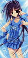 blue - anime-girls photo