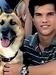 taylor and a dog - taylor-lautner icon