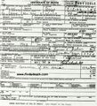 Alice Pearce (Gladys Kravitz) Death Certificate - bewitched photo