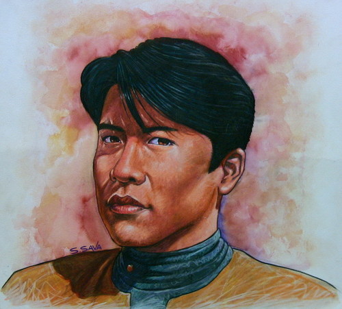Ensign Harry Kim Painting by ~ssava