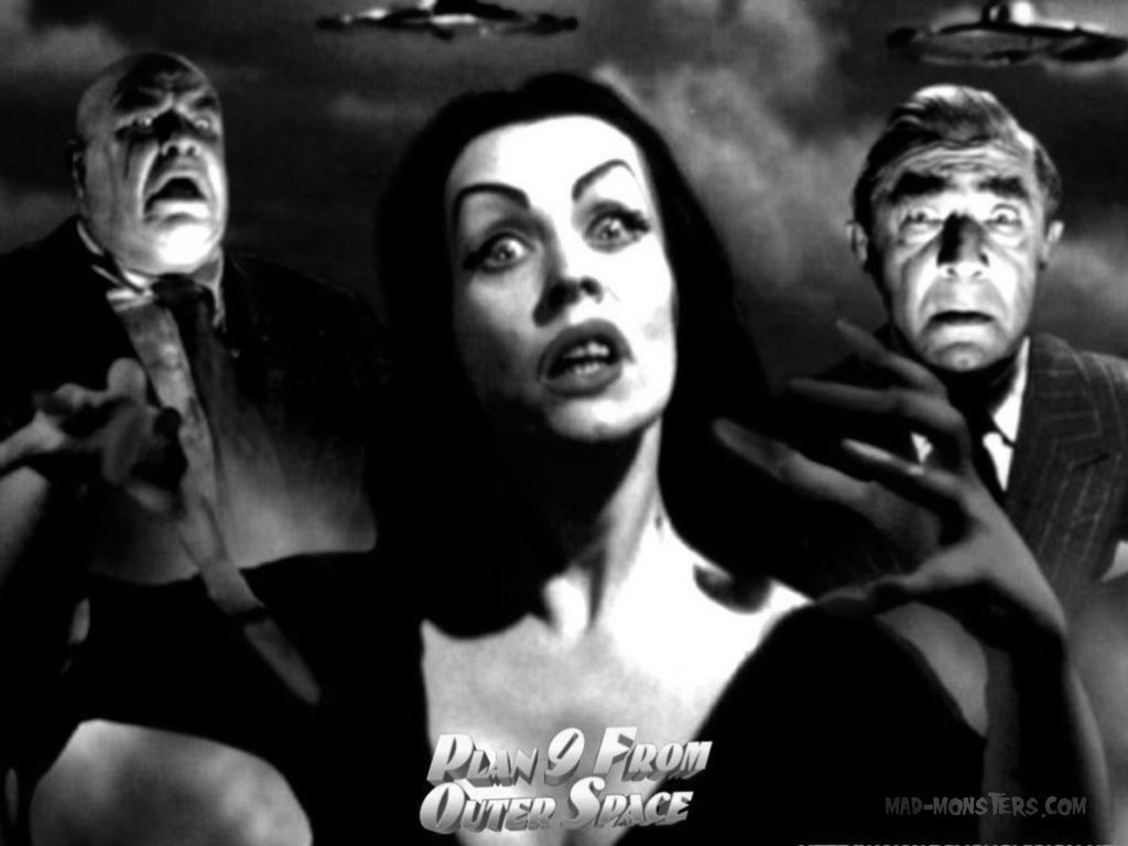 Plan 9 From Outer Space - Classic Science Fiction Films Wallpaper 