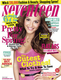 "Seventeen Magazine" Cover!