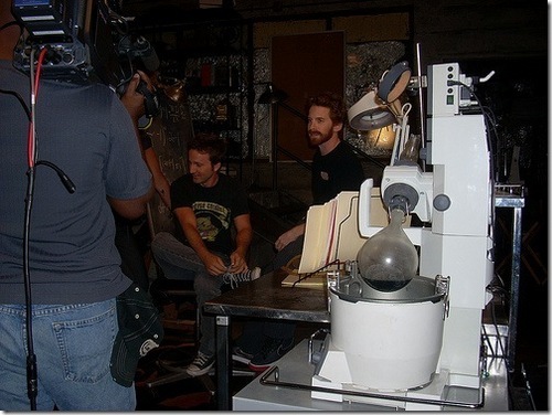  Seth on the set of Heroes