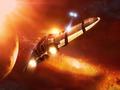 battlestar-galactica - Cylon Raider wallpaper