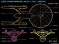 star-trek-the-original-series - Enterprise Schematic wallpaper