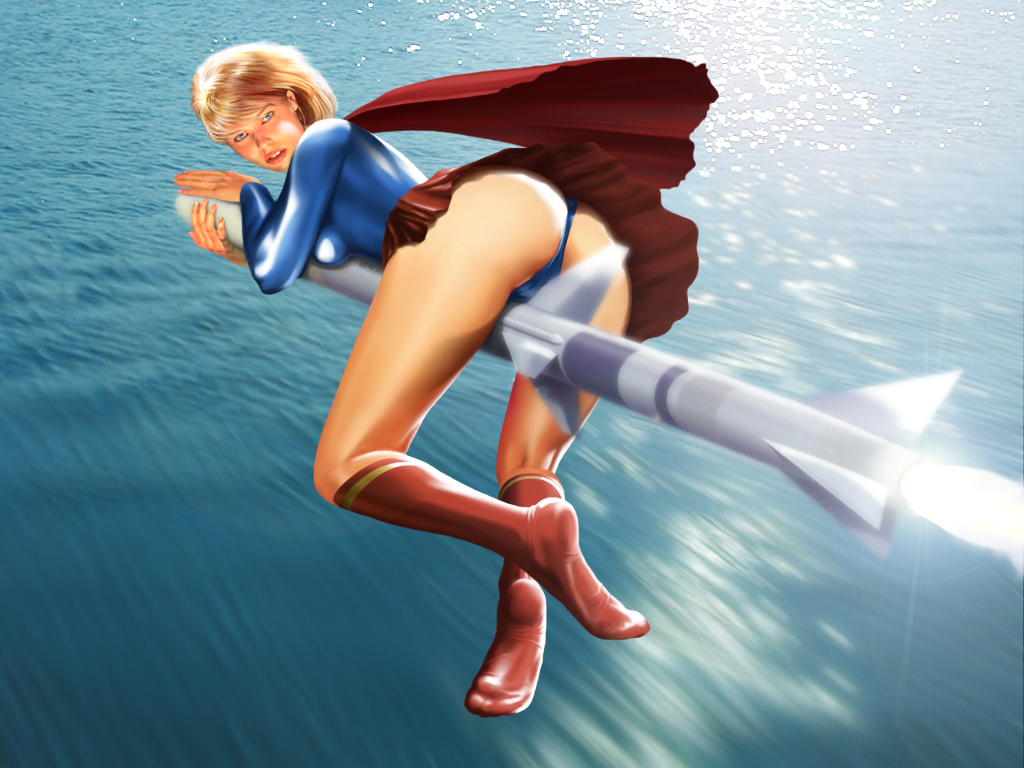 Supergirl Cartoon. 