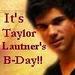 Taylor's birthday icons - taylor-lautner icon