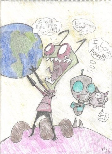  my worst zim drawing ever