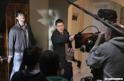  Jensen on Set Season 1SPN