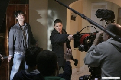  Jensen on Set Season 1SPN
