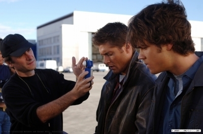  Jensen on Set Supernatural S1