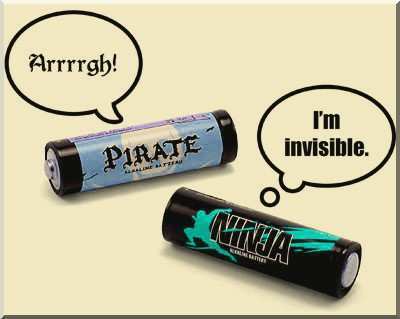 Ninja Pirate Batteries!
