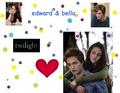 edward & bella - twilight-series fan art