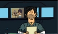 Chris trying to read the telepromter - total-drama-island photo