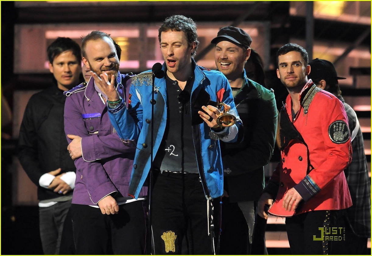 coldplay at the grammys