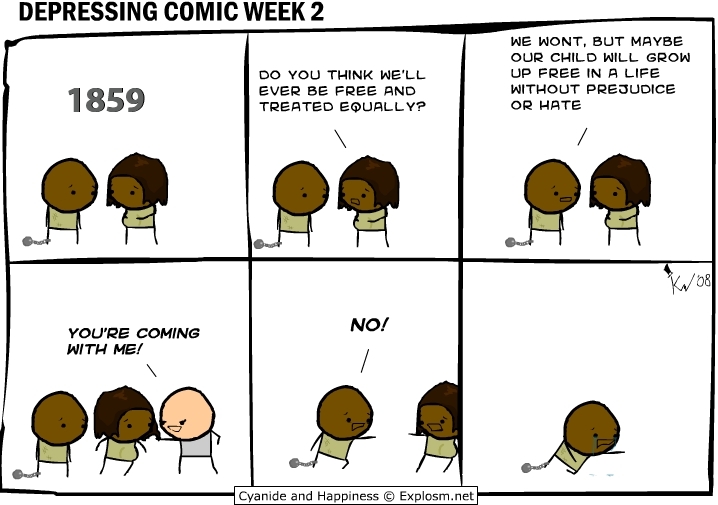Photo of Depressing Comic Week 2 for fans of Cyanide and Happiness. *shnife...