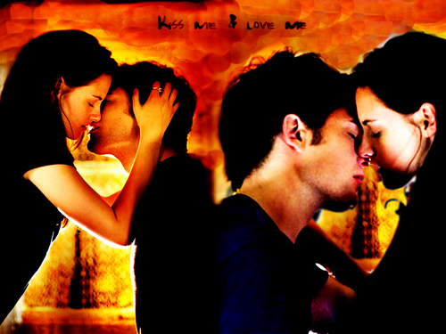  Edward And Bella " 吻乐队（Kiss） me "