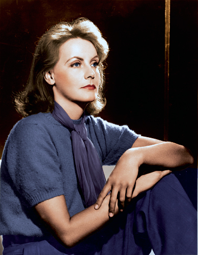  Greta Garbo--Colorized