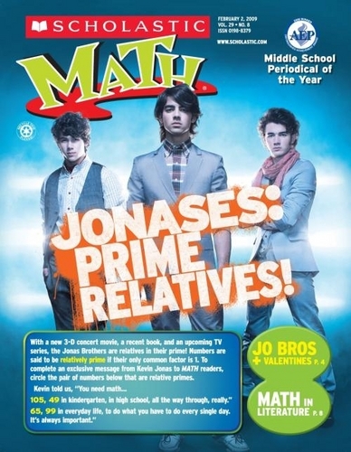 Jonas Brothers math cover