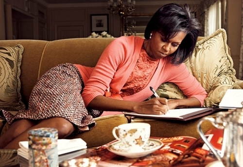  Michelle Obama Vogue Magazine fotografia
