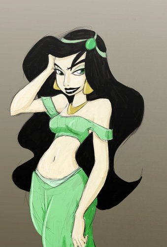 Shego as Princess Jasmine