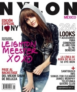  Complete Scans of Leighton Meester on Nylon Mexico February issue