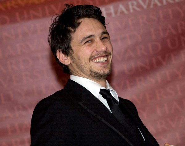 James At Hasty Pudding Club's 2009 Man of the Year