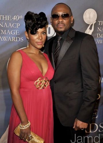  Omar Epps and his wife Keisha Spivey @ the 2009 NAACP Awards